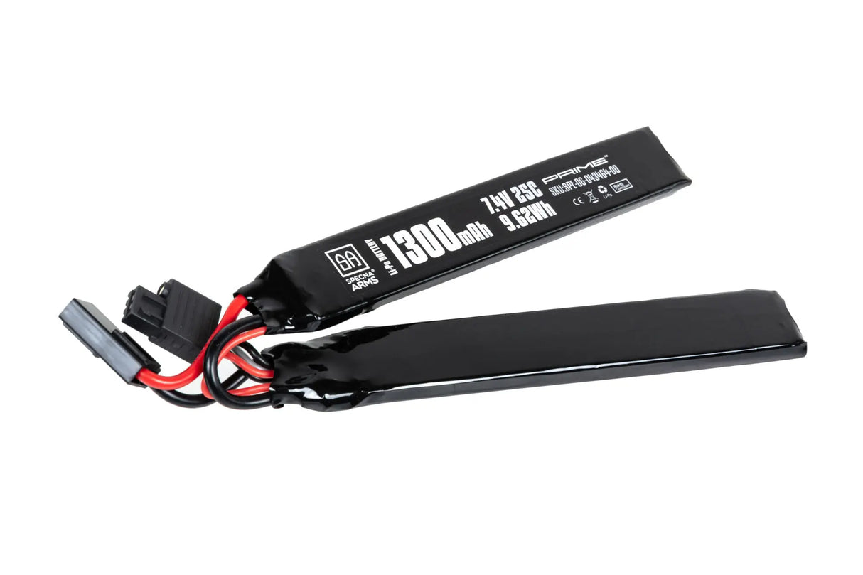 Battery Li-Po Specna Arms x Gens Ace 1300 mAh 25C 2-module 7.4V Tamiya mini G-Tech