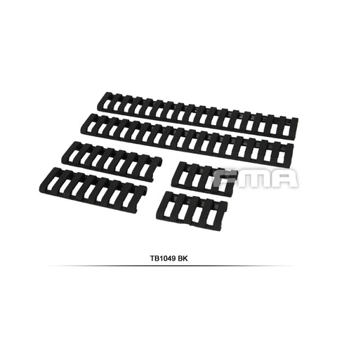 Soft Rail Cover 6 Stk - Sort