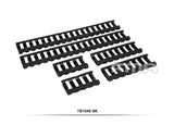 Soft Rail Cover 6 Stk - Sort