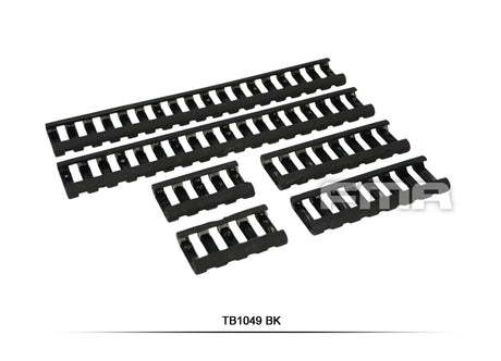 Soft Rail Cover 6 Stk - Sort