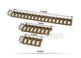 Soft Rail Cover 6 Stk - Tan
