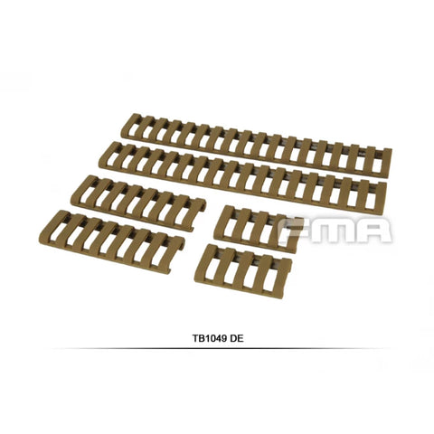 Soft Rail Cover 6 pcs - Tan