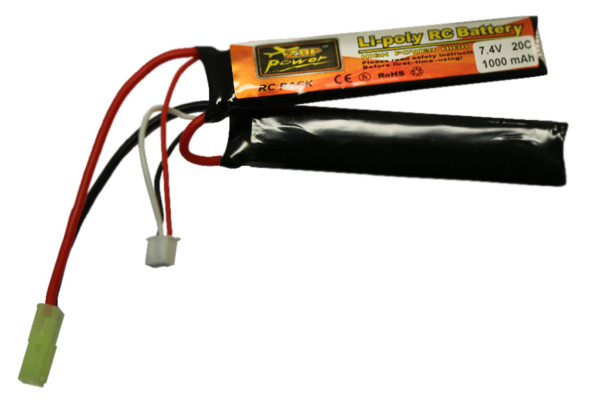 X-Cell LiPo Batteri 7,4V 1000mAh 20C - Nunchuk