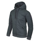 HELIKON URBAN TACTICAL HOODIE (FullZip) - Melange Black/Grey