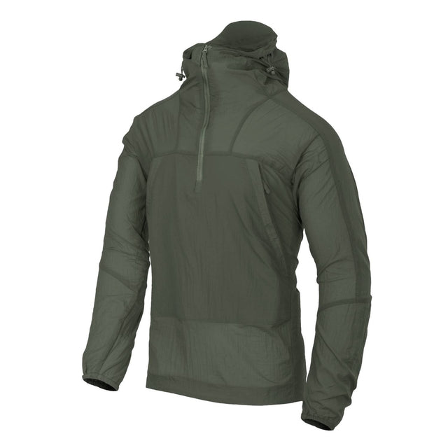 HELIKON WINDRUNNER WindPack Nylon Windshirt - Alpha Green