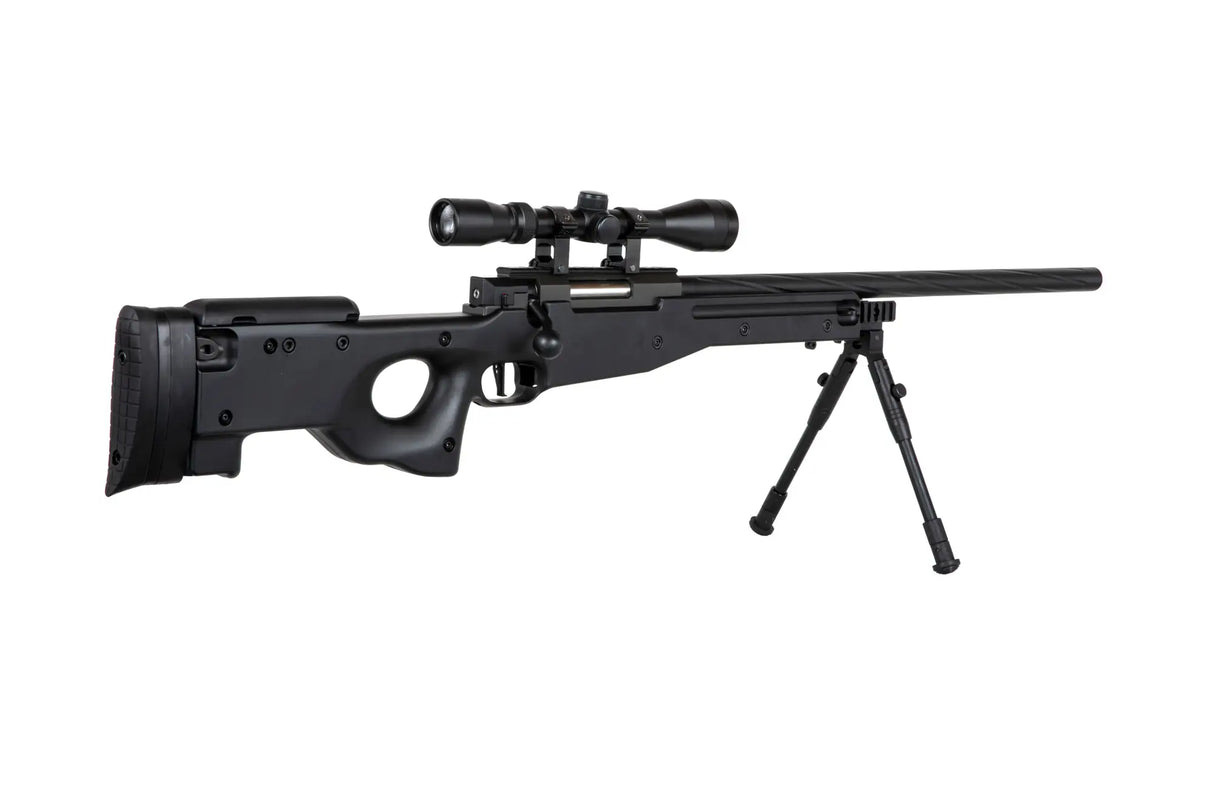 SA-S11 Sniper m/ Kikkert og Bipod 3 Joule - Sort