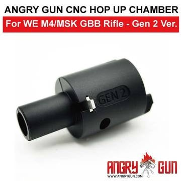 Angry Gun CNC hop up-kammer til WE M4 / MSK / L85 GBB, Gen 2