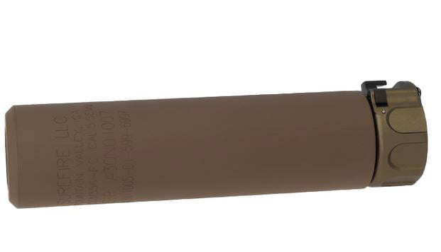 Angry Gun QD SOCOM556 lyddæmper, 14 mm CCW, fuld gravering