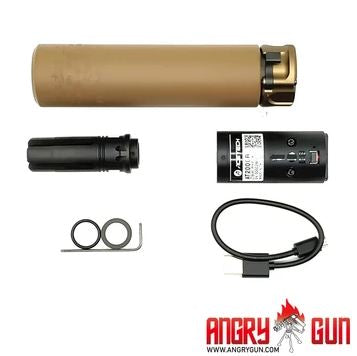 Angry Gun QD SOCOM556 lyddæmper med AT2000R tracer, 14 mm CCW