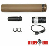 Angry Gun QD SOCOM762 lyddæmper med AT2000R tracer, 14 mm CCW