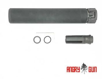 Angry Gun QD SOCOM762 lyddæmper med QD flash hider, 14 mm CCW