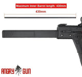 Angry Gun KVS lyddæmper 13 tommer til Krytac Kriss Vector