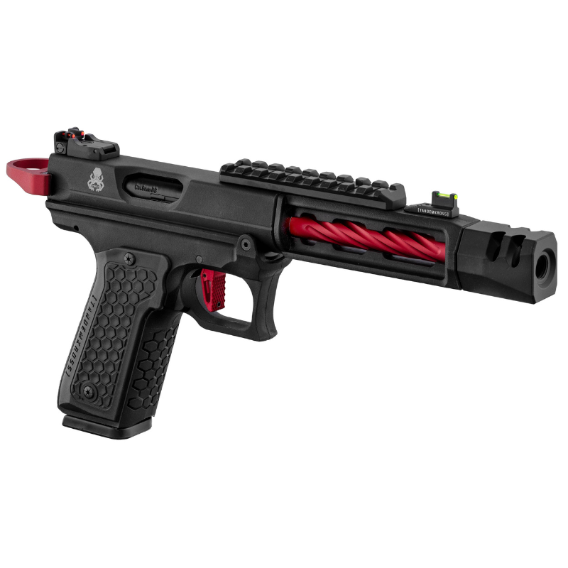 Lancer Tactical CTHULHU GBB Airsoft Pistol Sort Rød