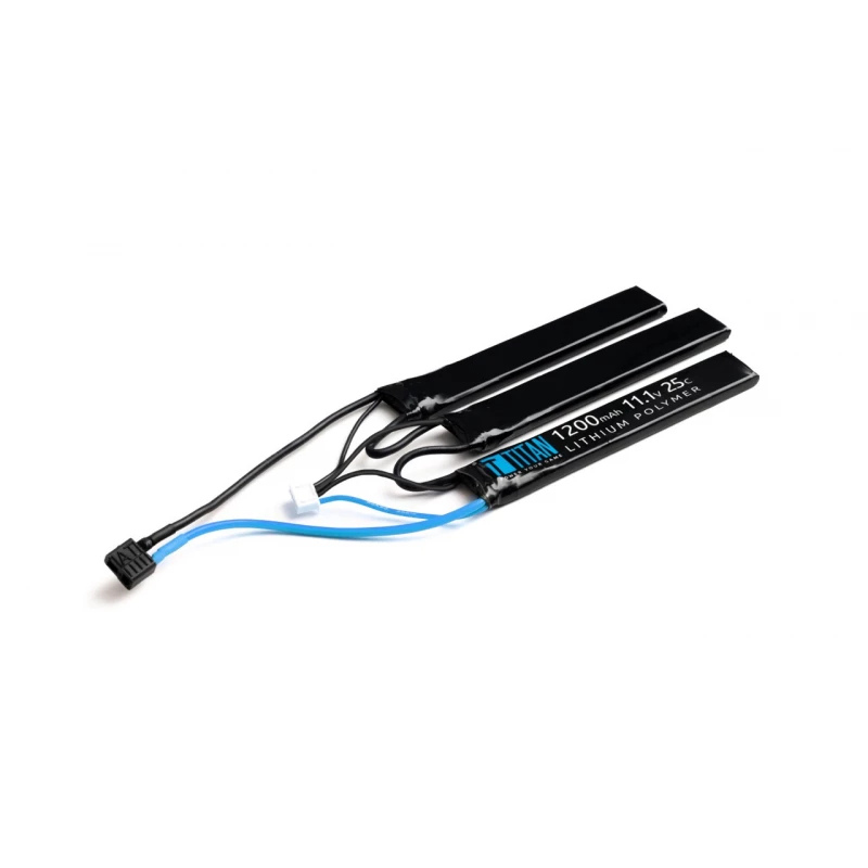 TITAN Li-Po Batteri 11.1V 1200mAh 25C – Crane (3-delt) T-Dean