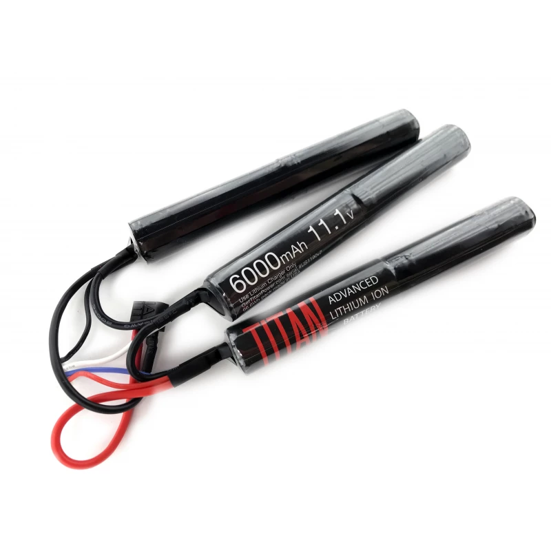 TITAN Li-Ion Batteri 11.1V 6000mAh 30C – Crane (3-delt) T-Dean