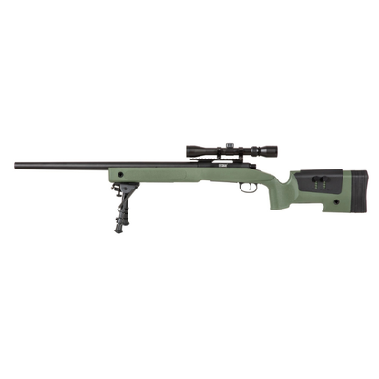 SA-S02 CORE™ Sniper Rifle med Scope og Bipod - Olive Drab