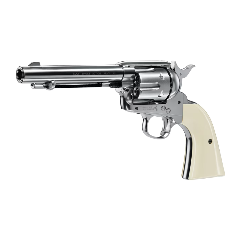 Colt SAA .45 Peacemaker 5.5” CO2 Pellet 3J - Nickel