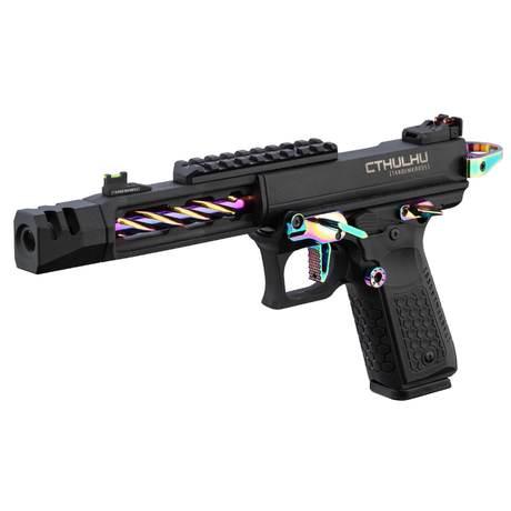Lancer Tactical CTHULHU GBB Airsoft Pistol Sort Rainbow