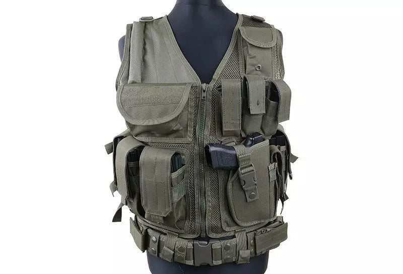 KAM-39 TAKTISK VEST - OLIVEN