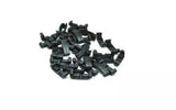 Rail clips - BLACK 60 stks.