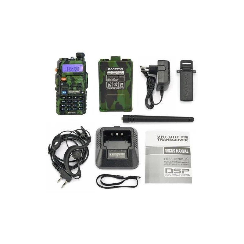 Baofeng UV-5R camouflage dual-band airsoft radio | Airsoftgeek
