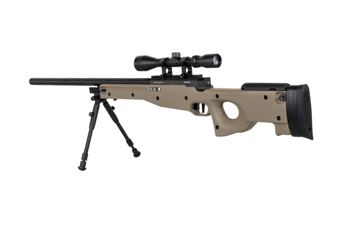 SA-S11 Sniper m/ Kikkert og Bipod 3 Joule - Tan
