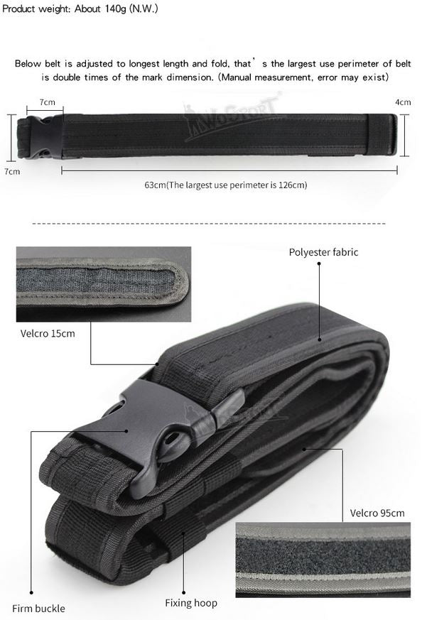 WST BA01 40mm BDU Duty Belt