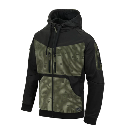 Rogue Hoodie (FullZip) - Black / Desert Night Camo