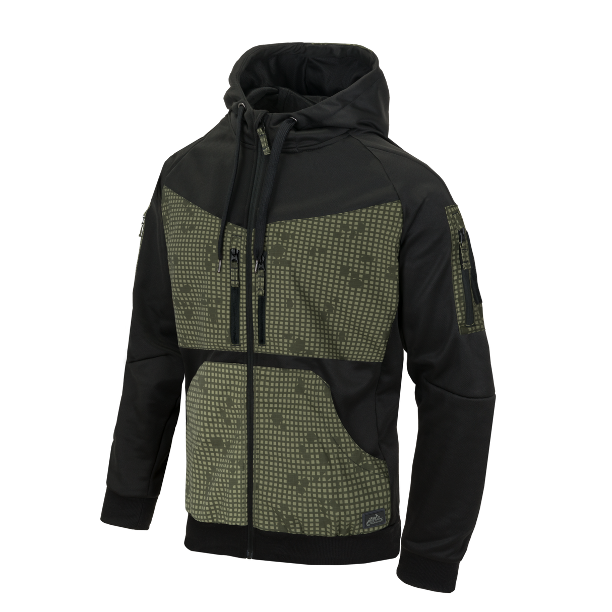 Rogue Hoodie (FullZip) - Black / Desert Night Camo
