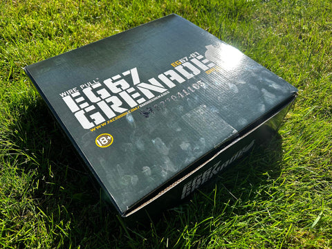 1 Kasse M/ 25 stk Enola Gaye EG67 Kugle Granat ( Kun afhentning butik )