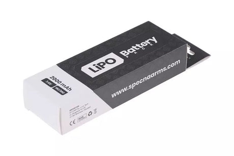 LiPo 7,4V 2000mAh 15/30C Battery - Butterfly Configuration