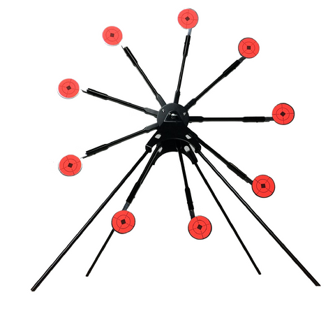 Rotatable target shooting discs for 4.5 &amp; 6 mm
