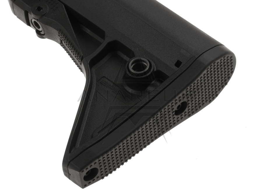 PTS EPS-C Enhanced Polymer Stock til airsoft buffer tube, sort