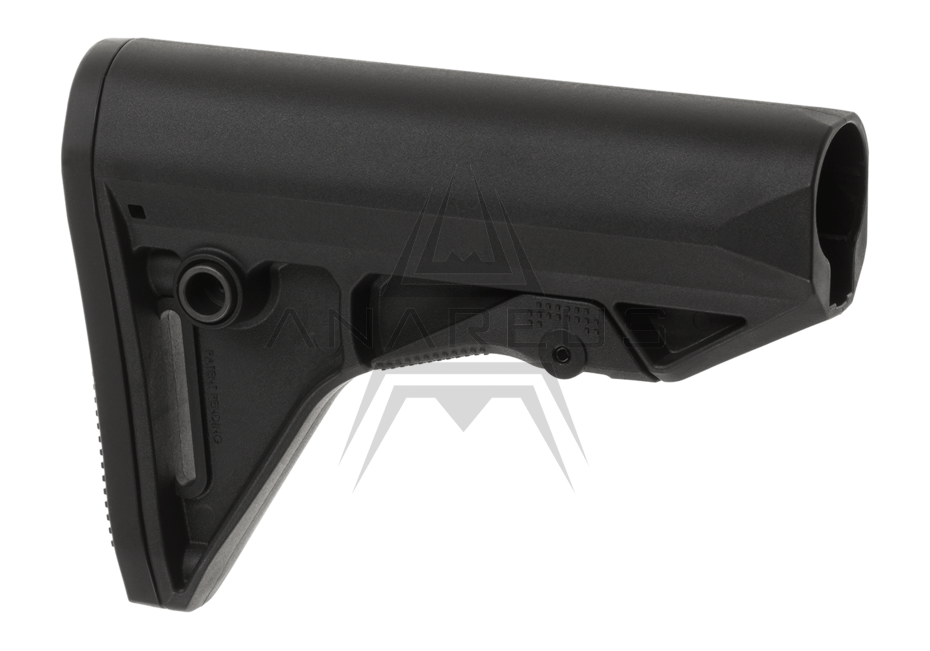 PTS EPS-C Enhanced Polymer Stock til airsoft buffer tube, sort