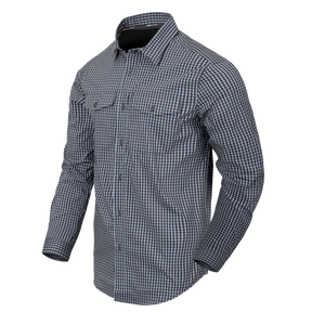 HELIKON COVERT Concealed Carry Long Sleeve Shirt - Phantom Grey Checkered