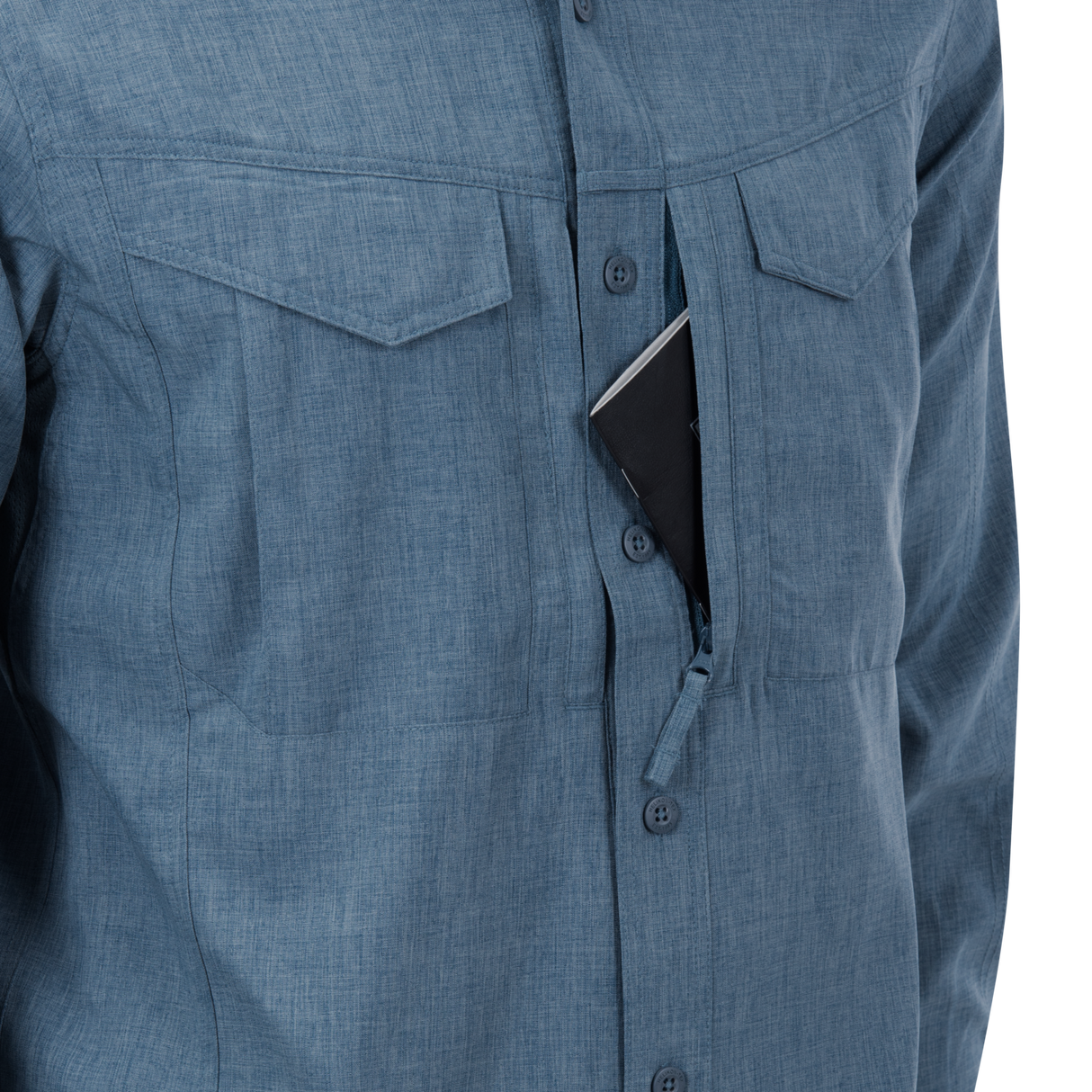 HELIKON DEFENDER Mk2 Gentleman Shirt - Melange Blue