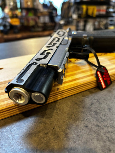 Hi-Capa 5.1 chrome custom build pistol m. tornado barrel | Airsoftgeek
