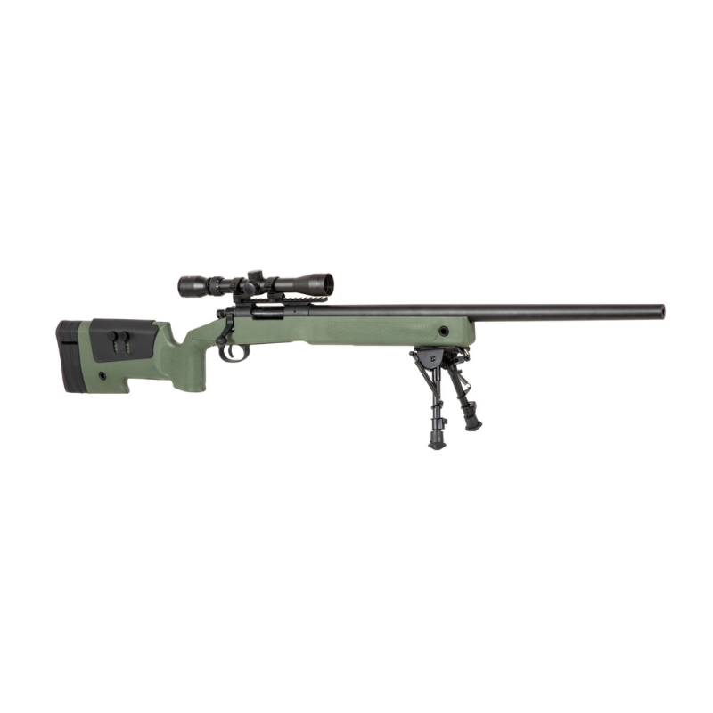 SA-S02 CORE™ Sniper Rifle med Scope og Bipod - Olive Drab