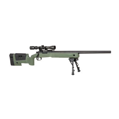 SA-S02 CORE™ Sniper Rifle med Scope og Bipod - Olive Drab