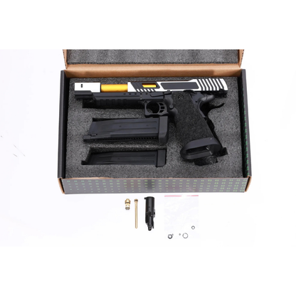 SA-VGP20 VAPOR Optics Ready GBB Pistol - Black/Silver