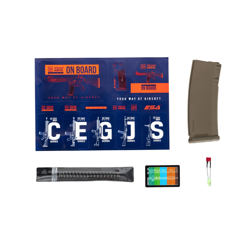 Specna Arms SA-F04-RL FLEX Light Ops Stock / New Receiver HAL ETU Gen.2