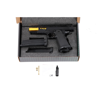 SA-VGP08 VAPOR GBB Pistol - Black/Gold