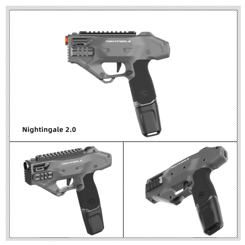 Nightingale fuldautomatisk blaster (hvid)