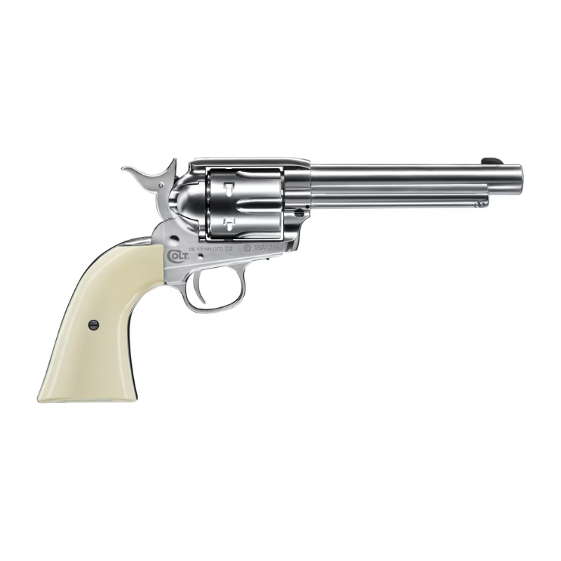 Colt SAA .45 Peacemaker 5.5” CO2 Pellet 3J - Nickel
