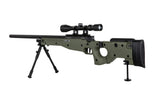Specna Arms SA-S14 sniper airsoft rifle with scope and bipod Olive