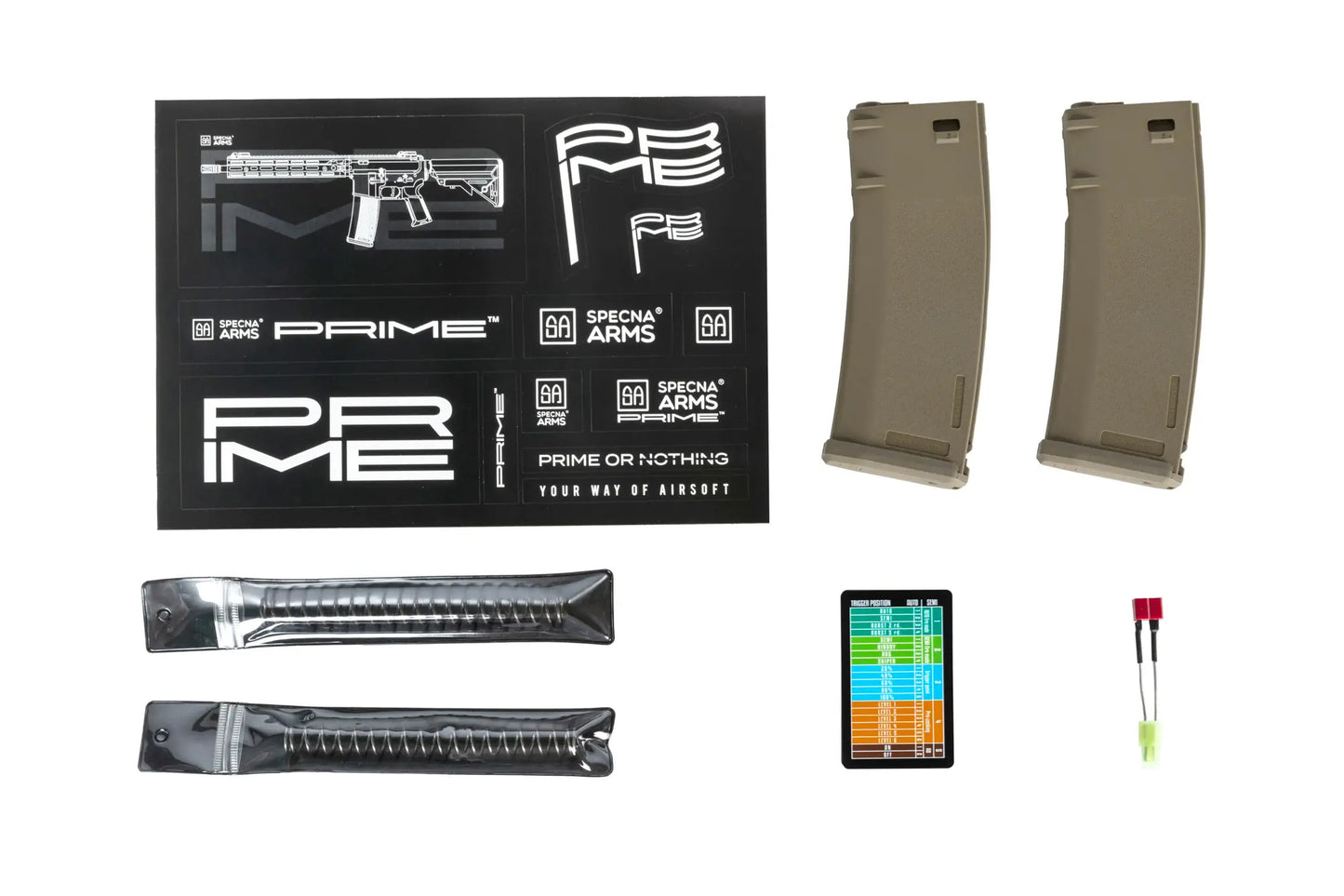 RRA SA-P14 Prime™ HAL™ ETU Heavy Ops Stock High Torque - Half-Tan