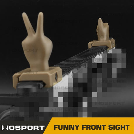 WoSporT WST FUNNY sigtesæt i plast til 20 mm skinne, 4 dele