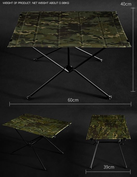WoSporT WST foldbart feltbord 60 x 39 x 40 cm – Multicam