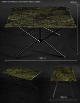 WoSporT WST foldbart feltbord 60 x 39 x 40 cm – Multicam