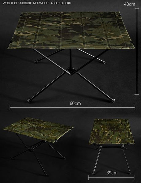 WoSporT WST foldbart feltbord 60 x 39 x 40 cm – Multicam